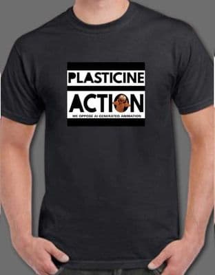 Plasticine Action T Shirt various colours Oppose AI Animation