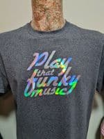 Play that Funky Music DJ T-Shirt Mens Unisex 70s soul funk disco DJ tee shirt retro