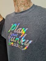 Play that Funky Music DJ T-Shirt Mens Unisex 70s soul funk disco DJ tee shirt retro