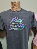 Play that Funky Music DJ T-Shirt Mens Unisex 70s soul funk disco DJ tee shirt retro