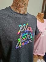 Play that Funky Music DJ T-Shirt Mens Unisex 70s soul funk disco DJ tee shirt retro