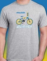 Raleigh Burner BMX Bike Tee Shirt various colours
