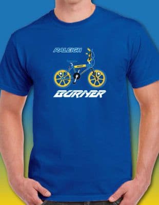 Raleigh Burner BMX Bike Tee Shirt various colours