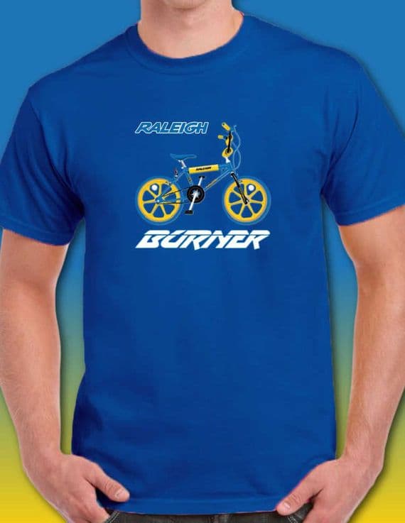 Raleigh Burner BMX Bike Tee Shirt various colours