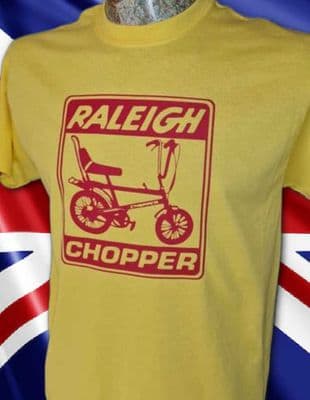 Raleigh Chopper 70s 80s inspired Red graphic tee t shirt retro