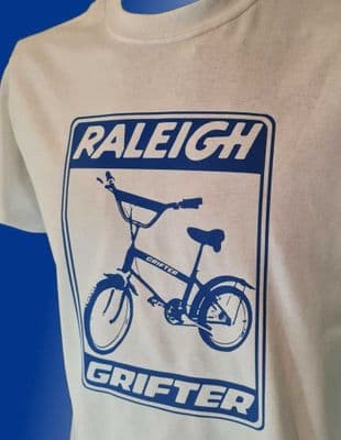 Raleigh Grifter inspired bike tee t shirt retro style 70s 80s