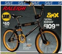 Raleigh Ultra Burner BMX Tee Shirt various colours