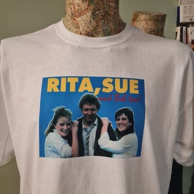Rita Sue and Bob Too T Tee Shirt various colours Classic Cult British Film 80s