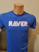 Sonic Raver tee t shirt retro music Dance House Rave Techno Hardcore 90s old skool
