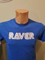 Sonic Raver tee t shirt retro music Dance House Rave Techno Hardcore 90s old skool