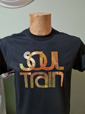 Soul Train tee t shirt retro legendary disco funk show USA 1970s