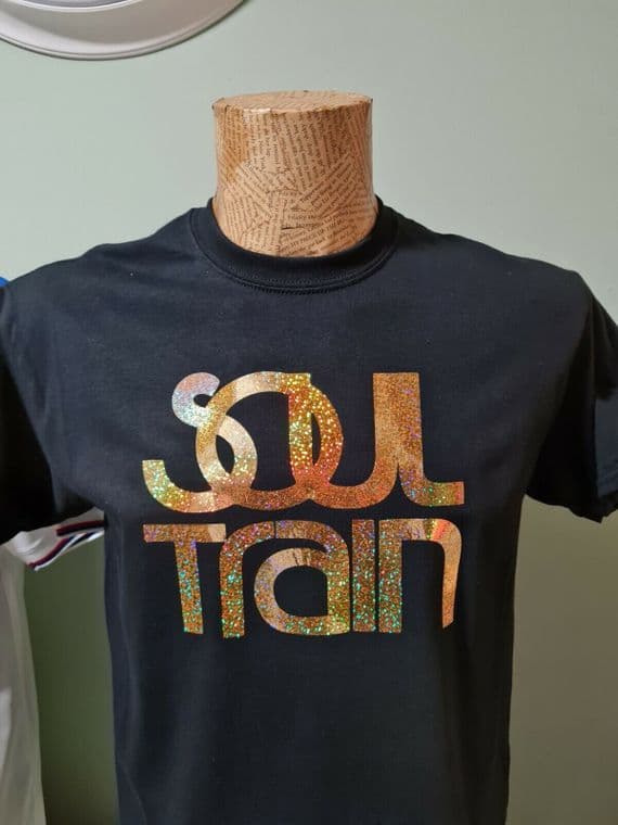 Soul Train tee t shirt retro legendary disco funk show USA 1970s