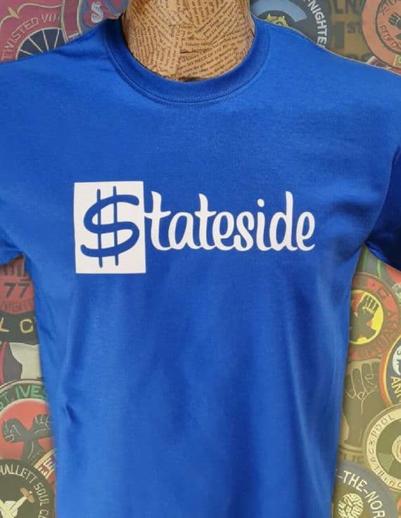 Stateside Records Northern Soul tee t shirt retro motown state side Wigan