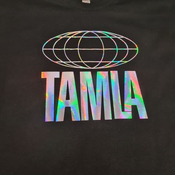 Tamla Motown style Holographic T Shirt various colours