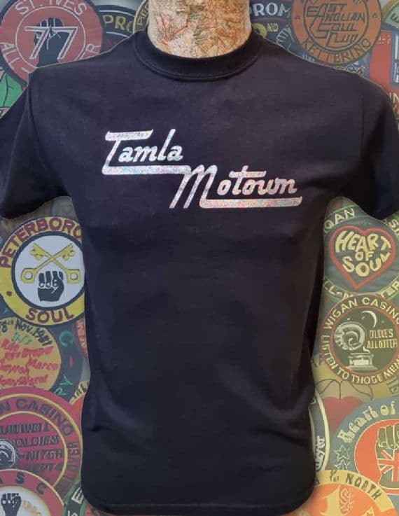 Tamla Motown tee t shirt retro legendary Northern soul