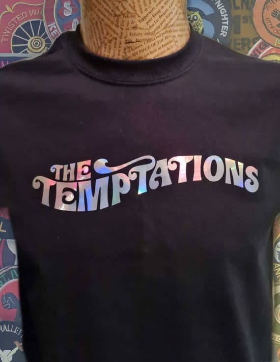 The Temptations Holographic T Shirt various colours