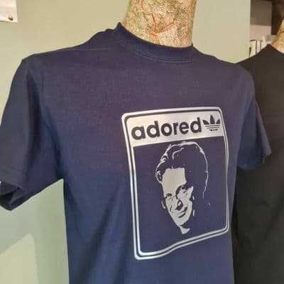 Tony Anthony H Wilson Adored graphic tee t shirt Manchester Heroes Legends