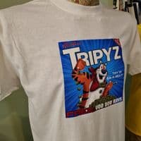 Tripyz Tiger Tee Shirt various colours Acid House Rave Flyer Voo Doo Rays
