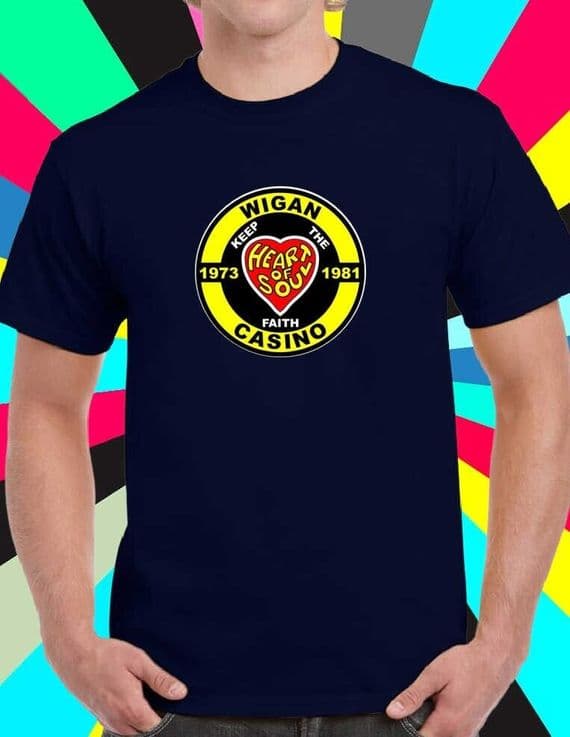 Wigan Casino T Tee Shirt various colours Northern Soul Keep The Faith
