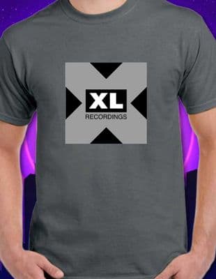 XL Recordings tee t shirt VARIOUS COLOURS retro music Dance House Rave Techno Records
