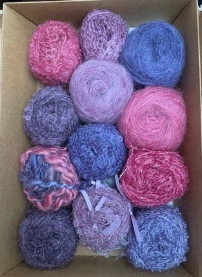 Adele's magic mohair gift box - Heather