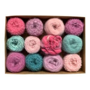 Adele's mohair giftbox - Candy Floss