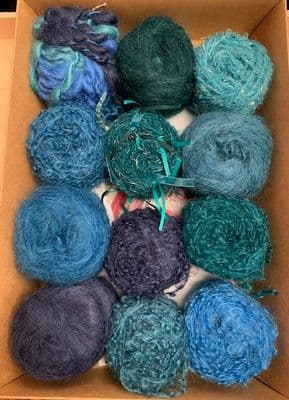 Adele's mohair giftbox - Oceans