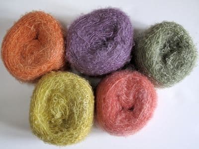 Adele's mohair shawl kit - Herbs & spices