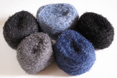 Adele's shawl kit - Blue jeans