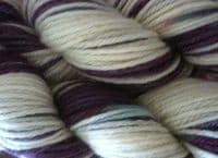Apples And Pears BFL DK - Purple dip with a little blue