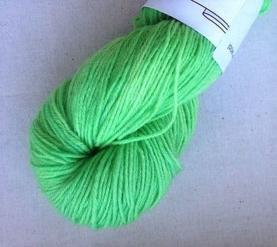 Apples & Pears 3ply sock yarn mini - Lime green