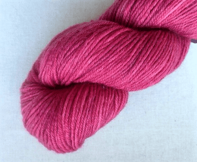 Apples & Pears 3ply sock yarn mini skein - Brick Red