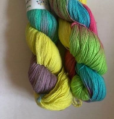 Colourspun lace cotton 2ply