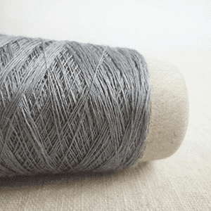 Habu Textiles 31/1 Linen with Stainless steel - Light Grey Col 8