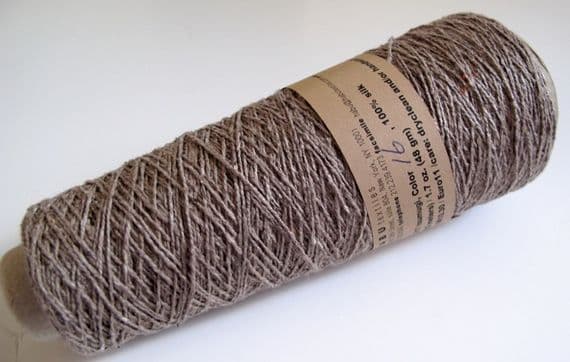 Habu textiles tsumugi -Mushroom