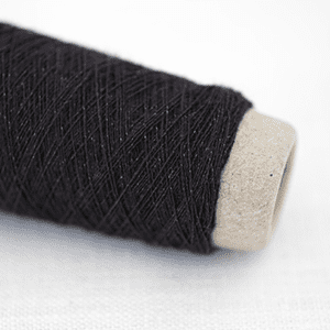 Habu wool stainless steel - Dark brown col 34