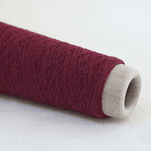 Habu wool stainless steel - Deep Red Col 40