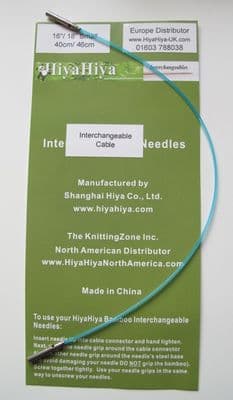 Hiya Hiya Small flexible cables for the interchangeable needle tips