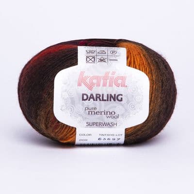 Katia Darling - Blend of autumnal browns, yellow, plum and red