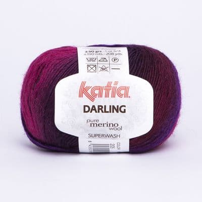 Katia Darling - Blend of reds, purples and black