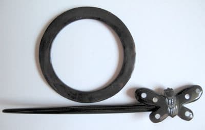 Lanternmoon Butterfly shawl pin