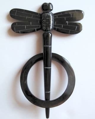 Lanternmoon Dragonfly shawl pin