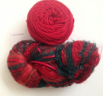 Magicball cowl - Holiday (Christmas Colours)