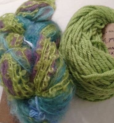 Magicball cowl - Nemo with lime