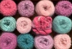 Mohair sweater kit - Candy Floss
