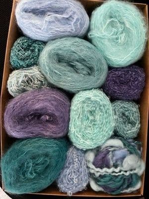 Mohair sweater kit - Oceans