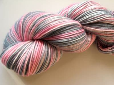 Soft pink and dove grey