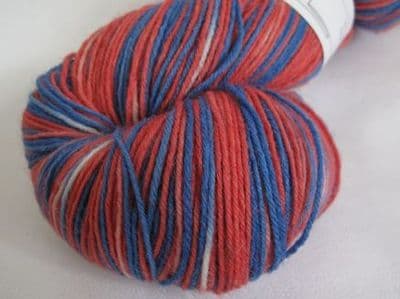 Union Jack sock yarn