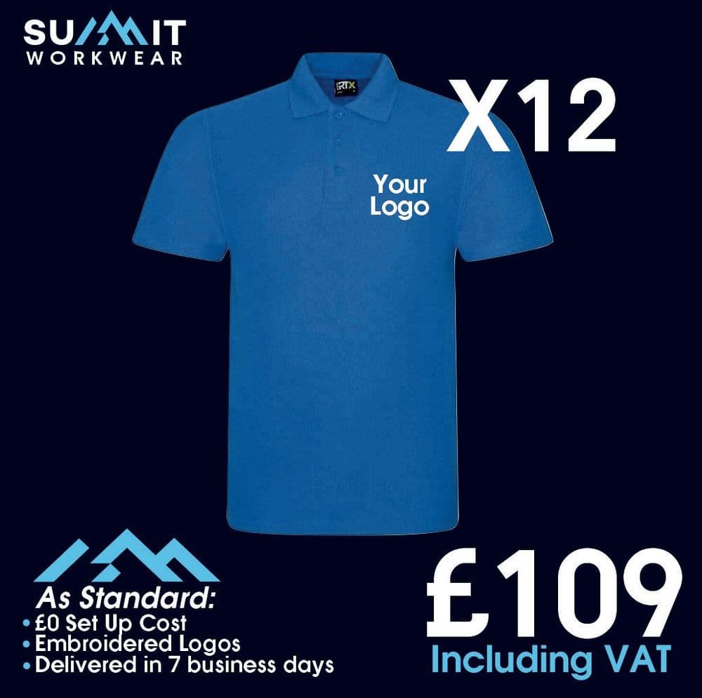 12 Polo Shirt Pack