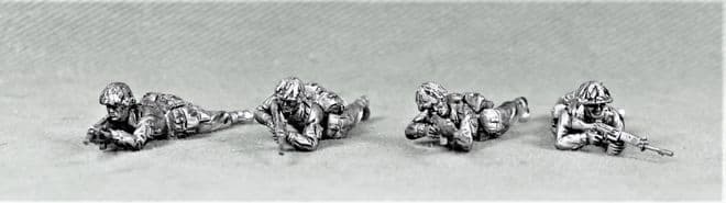 BAOR16 British Infantry. Prone with SLR.